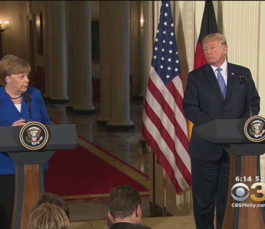 VIDEO: Conferință de presă comună la Casa Albă între Angela Merkel și Donald Trump,